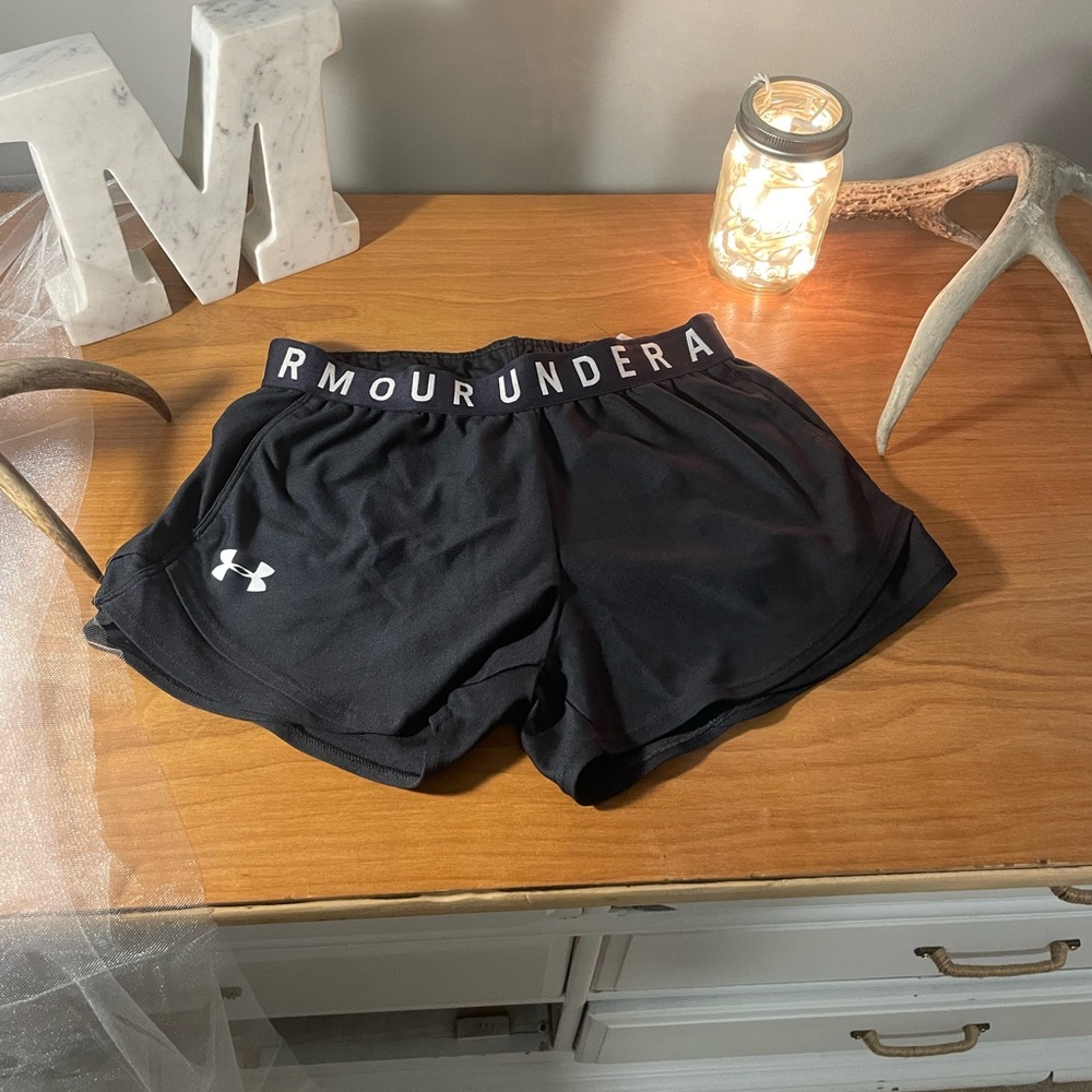 Under Armour Women's Black Athletic Shorts